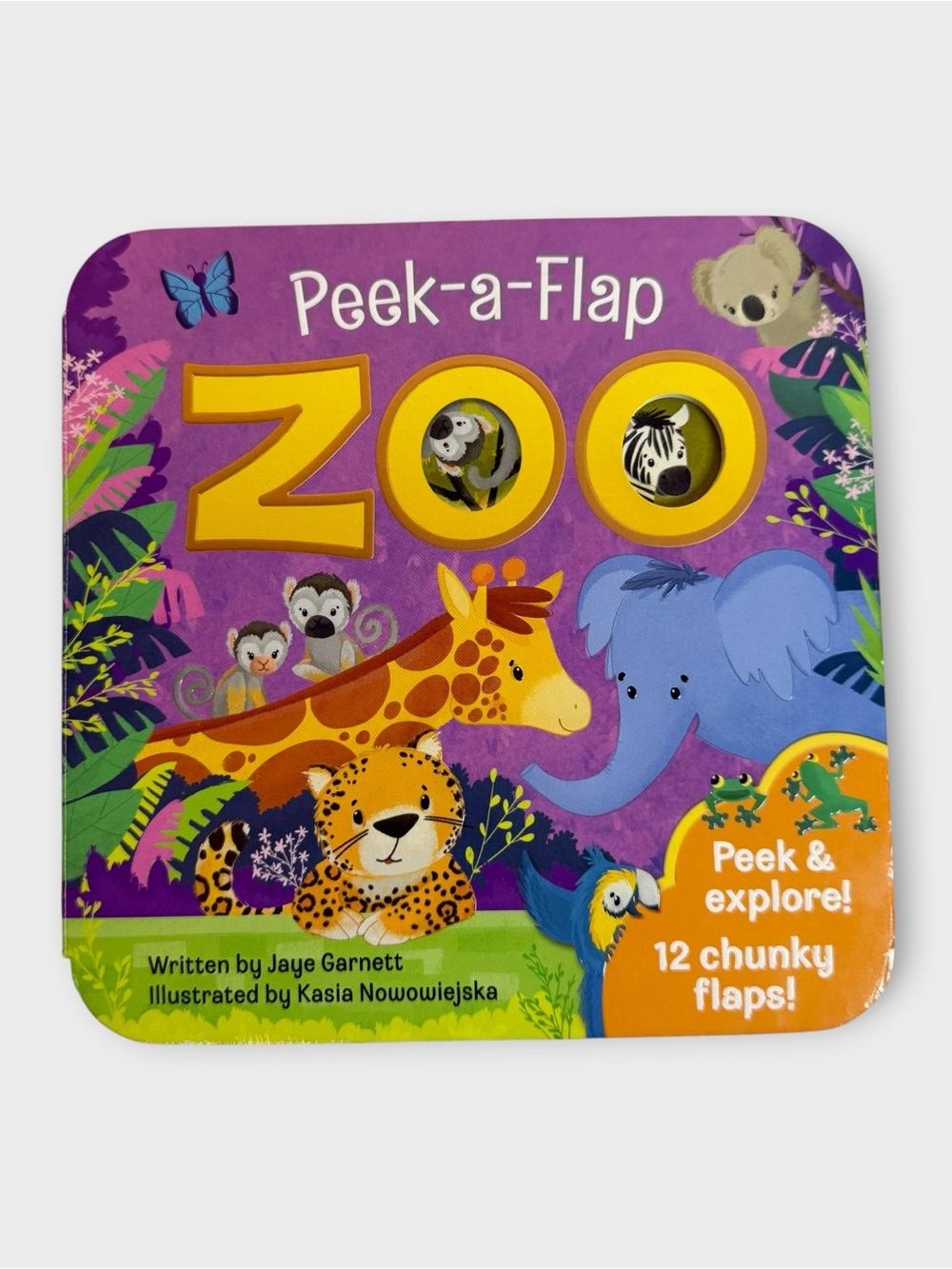 Zoo Peek-a-Flap Board Book